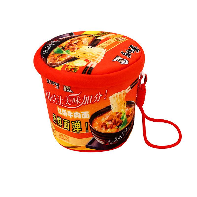 Simulated Instant Noodles, Fried Noodles, Snacks, Family Bucket Pillow Storage, Bucket Noodles, Office Pillow Cushion, Plush Toys