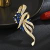 Senior Brooches Flower Leaf Brooch Pins for Women Suit Pendant Fashion Brooches Jewelry