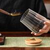 Kitchen Grains Wood Lid Containers Glass Airtight Canister Food Container Storage Bottles Jar