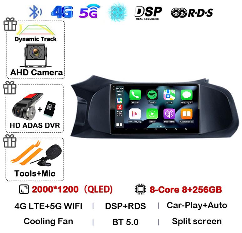 Android 14 Carplay Auto Car Radio For Chevrolet Onix 2012 - 2019 Multimedia Video Player Stereo Audio 2Din GPS WIFI+4G Head Unit