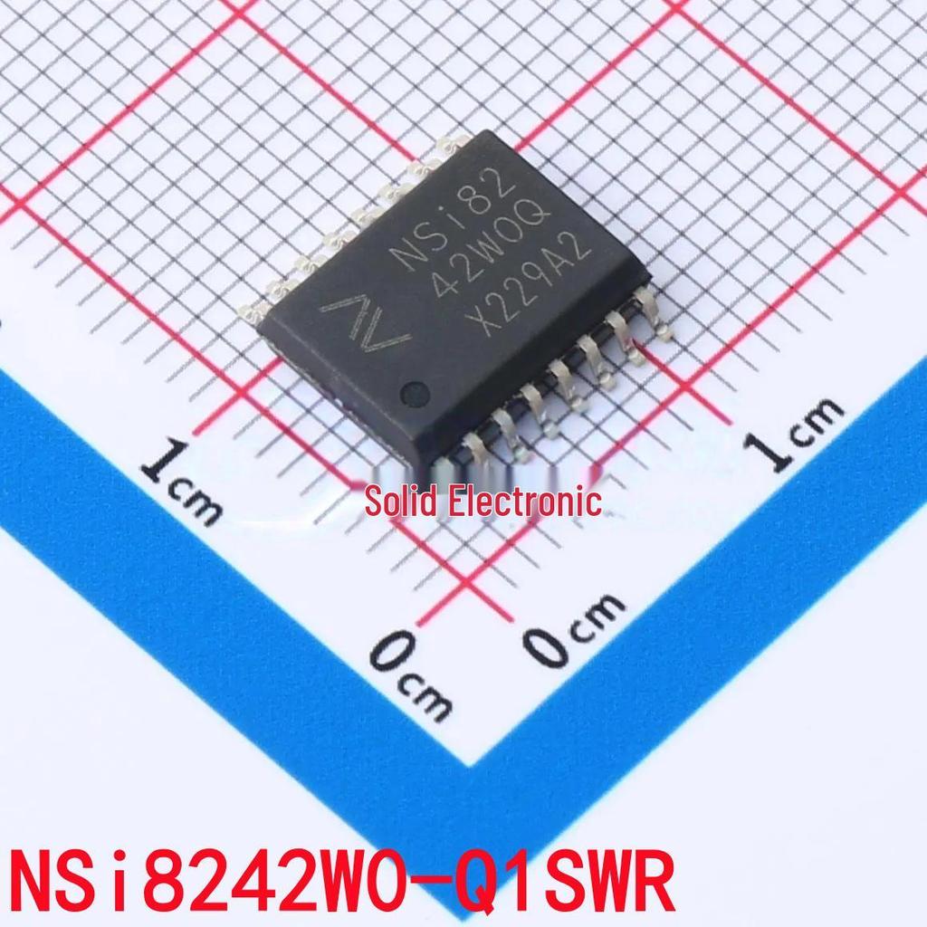 NSI8242W0-Q1SWR SOW16 Digital Isolator, Screen Printed, Genuine.