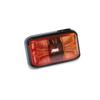 Waterproof Amber & Red LED 12V/24V 2LED Car Truck Lorry Side Clearance Marker Trailer Light Rear Tail Side Lamp External Light