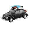 Модель автомобиля Volkswagen Beetle в ретро-стиле, масштаб 1/24, литой сплав, с механизмом обратного хода, светом и звуком. Коллекционный орнамент. Миниатюрная машина.