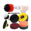 Electric Drillbrush Scrub Pads Grout Power Drills Scrubber Cleaning Brush Tub Car Cleaner Tools Kit for Automobile