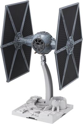 BANDAI SPIRITS Пластиковая модель истребителя TIE Star Wars 1/72 с цветовой кодировкой (Новая версия)