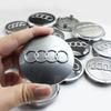 4Pcs 60mm 61mm 68mm 69mm 77mm Hub Cap Car Emblem For Audi A3 A4 A5 A6 A7 A8 S4 S6 S Q1 Q2 Q3 Q4 Q5 Q6 Q7 Logo Wheel Center Cover