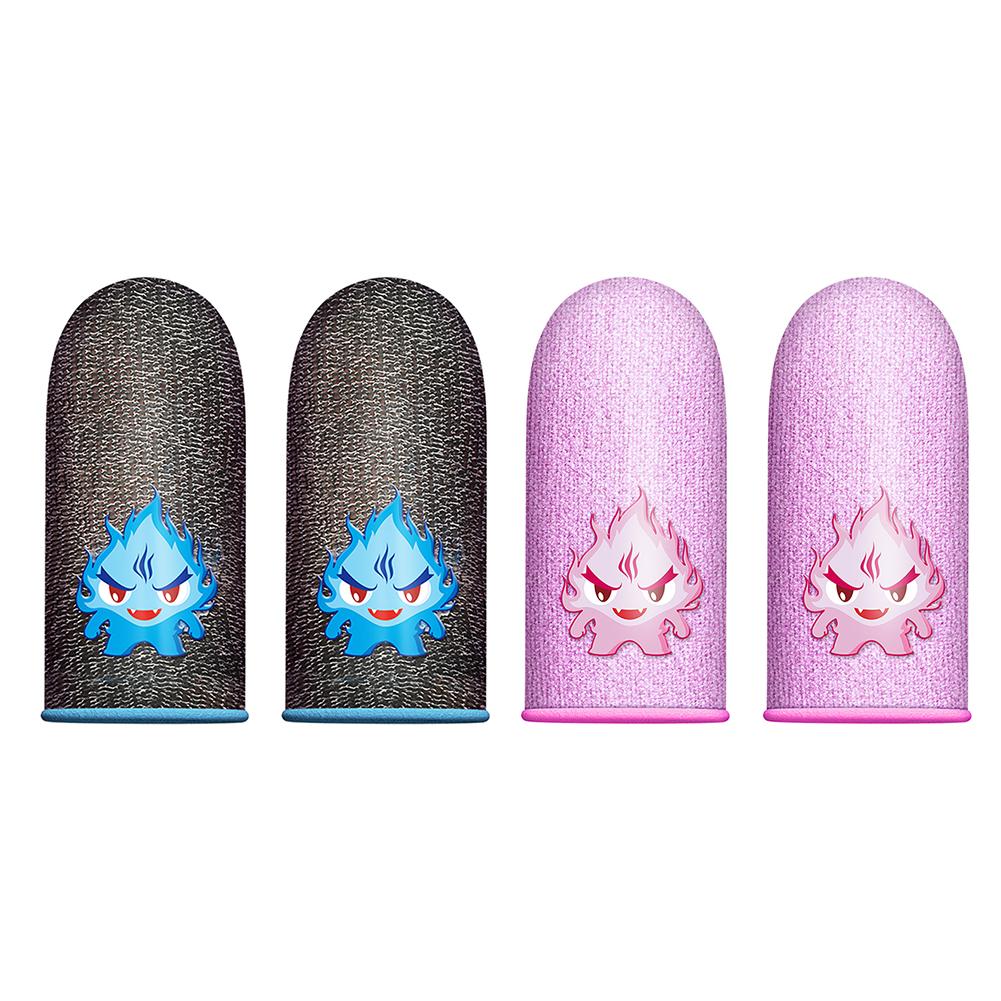 1 пара игровых напальчников для пальцев, чехлы для пальцев с сенсорным экраном, чувствительные на ощупь, моющиеся, защитные для PUBG Mobile