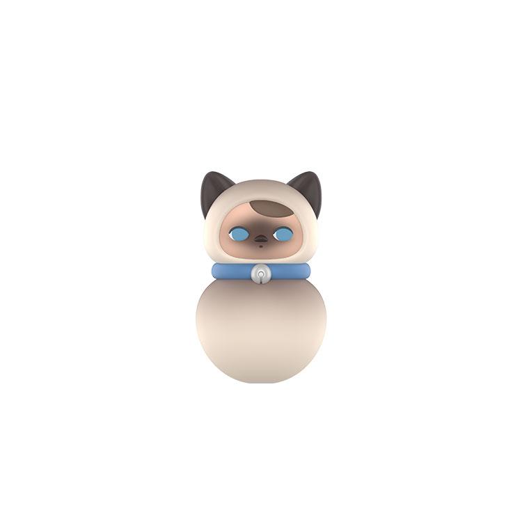 POP MART Фигурка Паки Мяут из коллекции Tumbler, продается в закрытой коробке (одиночная упаковка).