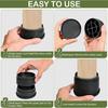 4/6/8Pcs 1/2-Inch Round Furniture Riser Heavy Duty Bed Riser Adjustable Stackable Anti-slip Table Couch Chair Sofa Cabinet Leg Lift