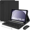 Keyboard Case - BOOLING - Samsung Galaxy Tab A9 - PU Protection - AZERTY Keyboard - Wireless Mouse