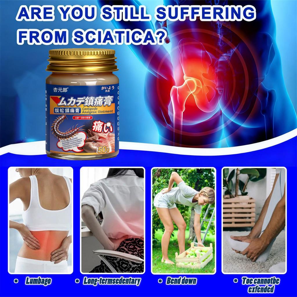 Organic Sciatica Rapid Gel - Herbal Non-Irritating Hip Nerve Care