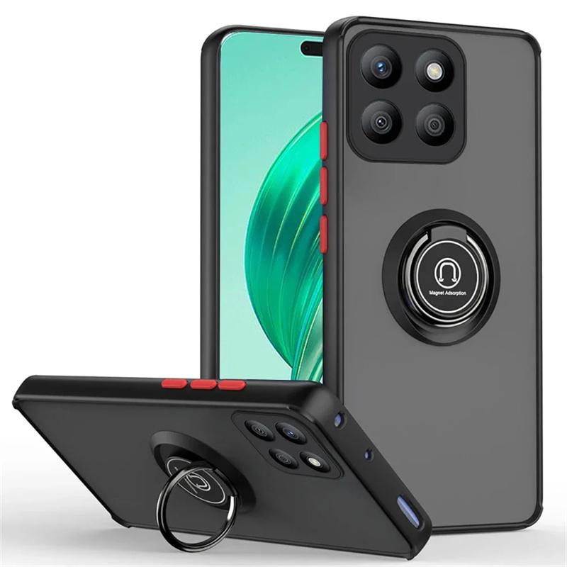 Матовый защитный чехол для Honor X8b X7b 5G X9b X8a X7a X6a X9a X7 X6 X5 Plus чехол-кольцо магнитный держатель подставка противоударный чехол Fundas
