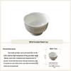 Набор фарфоровых чайных чашек Yingqing White Porcelain с подставками и подарочной коробкой - Чашка в стиле Гунфу/Пуэр