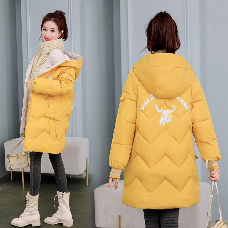 Одежда, женские свободные куртки больших размеров на ватной подкладке, зимняя одежда для хлеба, одежда на ватной подкладке с буквенным принтом.