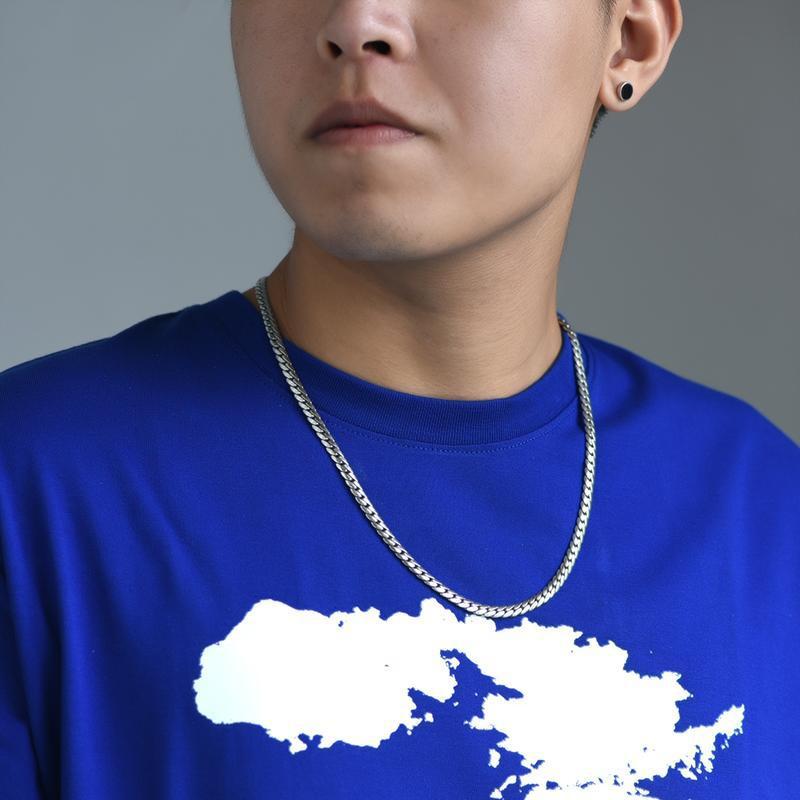 Высококлассная цепочка «Змеиная кость» Мужское модное универсальное ожерелье Модная мужская ретро-высококлассная нишевая простая цепочка