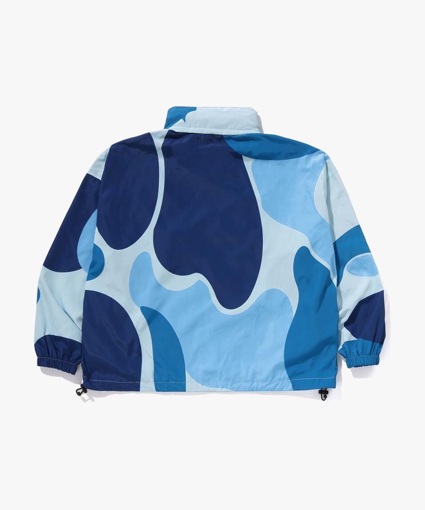 Bape Abc Camo Nylon Hooded Jacket (M) Blue