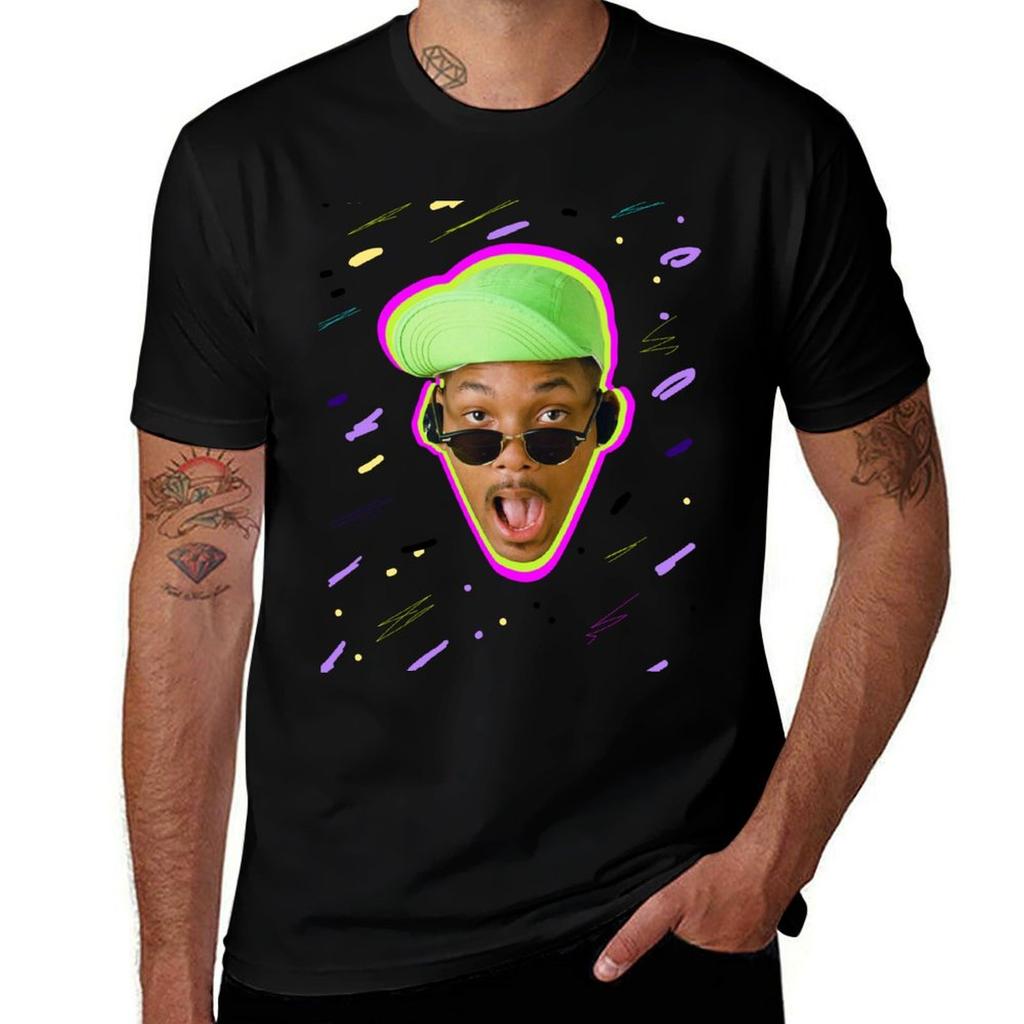 The fresh prince T-Shirt Stylish Print Short Sleeve Tee