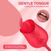 Роза Вибратор 10-скоростной фаллоимитатор, клитор, сосок, оральный стимулятор клитора для лизания киски