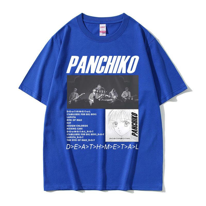 Panchiko DEATHMETAL Album Graphic Print Tshirts Unisex Women Vintage Casual Cotton T Shirts Male Rock Music Band Oversized Tshirt