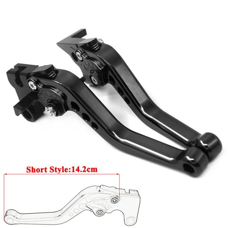 Aluminum Motorcycle Brake Clutch Lever Handle Yamaha Ninja Kawasaki Ducati Suzuki GSX Short Long Style Custom Fit