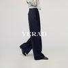 Imitation jeans, women's loose hanging casual floor pants, slimming and wide leg pants