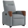 Relax Chair with Electric Lift Assistance by Light Grey Fabric