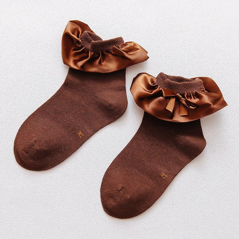Весенне-летние детские носки, милые кружевные носки с цветочными бантами, носки для новорожденных девочек, хлопковые носки принцессы для девочек, носки для маленьких девочек, вещи