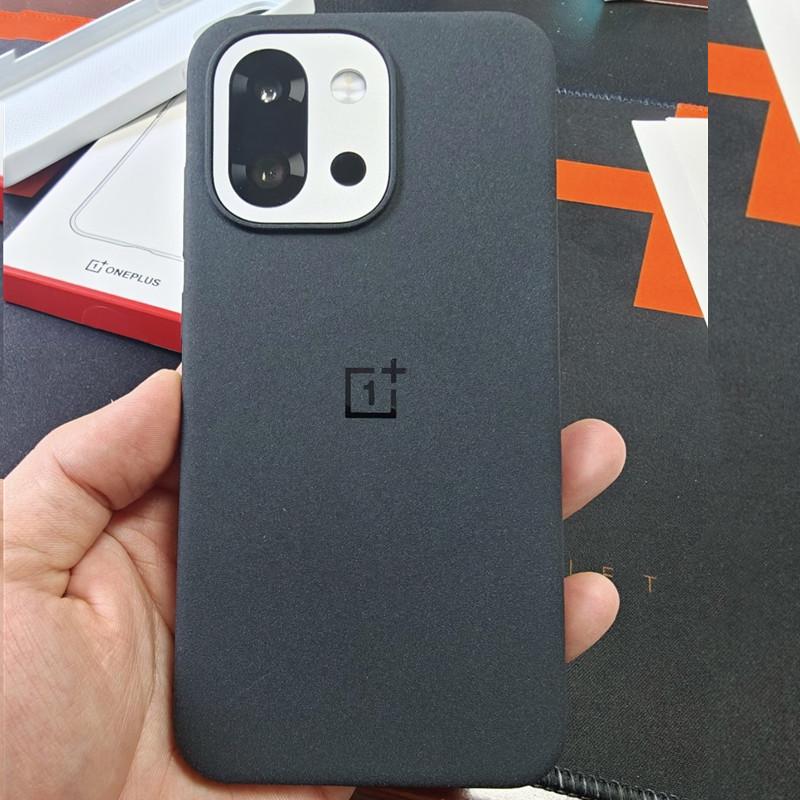 Оригинальный чехол для OnePlus 13T/13S Официальный бампер Sandstone Матовый магнитный ударопрочный задний чехол