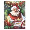 DIY 5D алмазная живопись Санта-Клаус Алмазная вышивка Рождественская полная квадратная алмазная мозаика Зимний снег вышивка крестом домашний декор