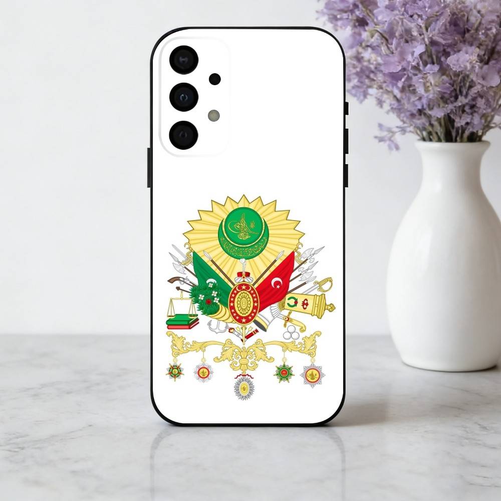Эмблема историческая Герб Османской империи Чехол для телефона для Samsung Galaxy A73, A72, A71, A70, A53, A52, A51, Мягкий силиконовый черный чехол