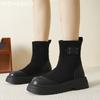 Модные балетки Женские ботильоны Зимние замшевые на платформе Повседневные удобные туфли для ходьбы Женские 2024 Тренд Модные дизайнерские туфли Mujer Zapatillas