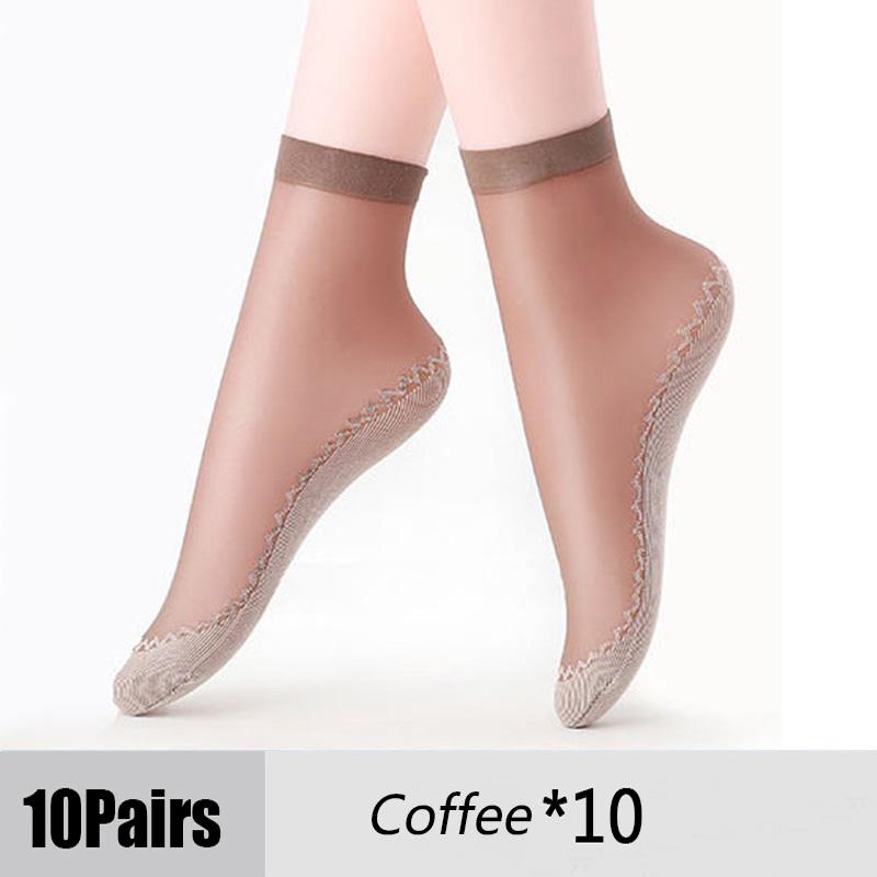 Ультратонкие прозрачные носки для лета, хлопковые шелковые тонкие носки, женские кружевные сетчатые эластичные носки, лоскутные носки с кристаллами, женские короткие носки