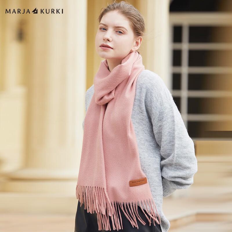 Женский зимний шарф из чистого кашемира MARJA KURKI