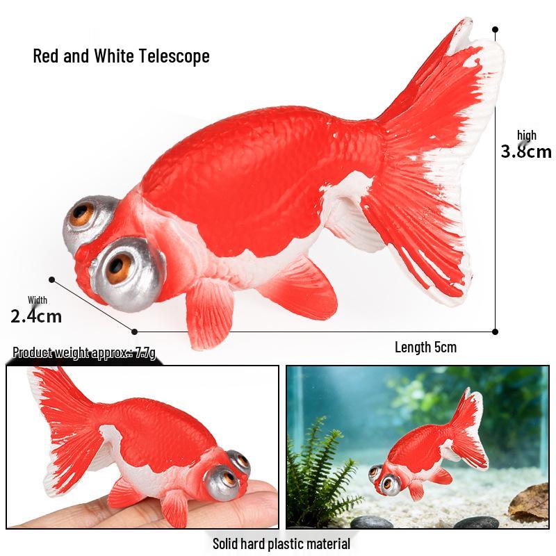 Сплошной крест Капля воды Рыба Симуляция Игрушка Модель - Бобо Морское Существо Украшение