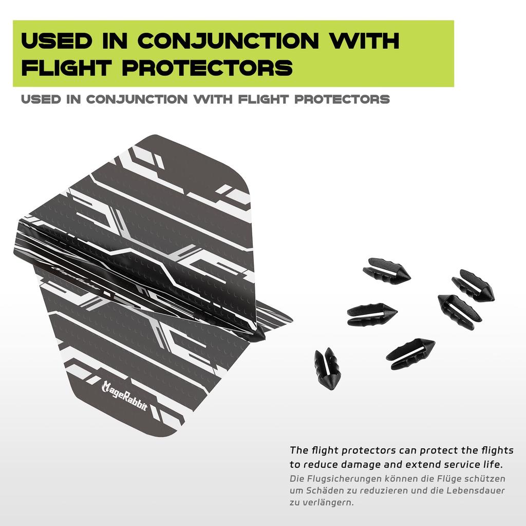 MageRabbit Soft Darts 3pcs 6 Flight 6 Aluminum Dart 6 Soft 20 Rubber Darts Home Dart Barrel 16g, Protectors, Shafts, Tips, O-Type Rings, Arrows,