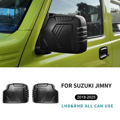 Матовая черная накладка на зеркало заднего вида для Suzuki Jimny JB64 JB74 2018-2025 LHD RHD ABS 1 пара