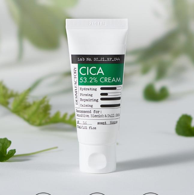 Крем The Derma Factory Cica 53.2% 30 мл – Интенсивное успокоение и восстановление кожи