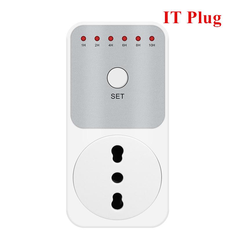TM04 Электронный таймер LED 16A 1h-10h Таймер обратного отсчета Переключатель Розетка Вилка Таймер для кухонного электроприбора