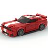 Совместимый с конструктором-157029 Красный Спортивный Автомобиль Мустанг Сборка Креативная Модель Автомобиля Украшение Подарок