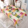 Home Dining Table Tablecloth Small Fresh Floral Pattern Simple Anti -Fouling Coffee Table Square Tablecloth Dressing Tablecloth