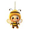 Acrylic Bee Hanging Decoration Single Side Printed Little Bee Ornament Car Rearview Mirror Keychain Pendant