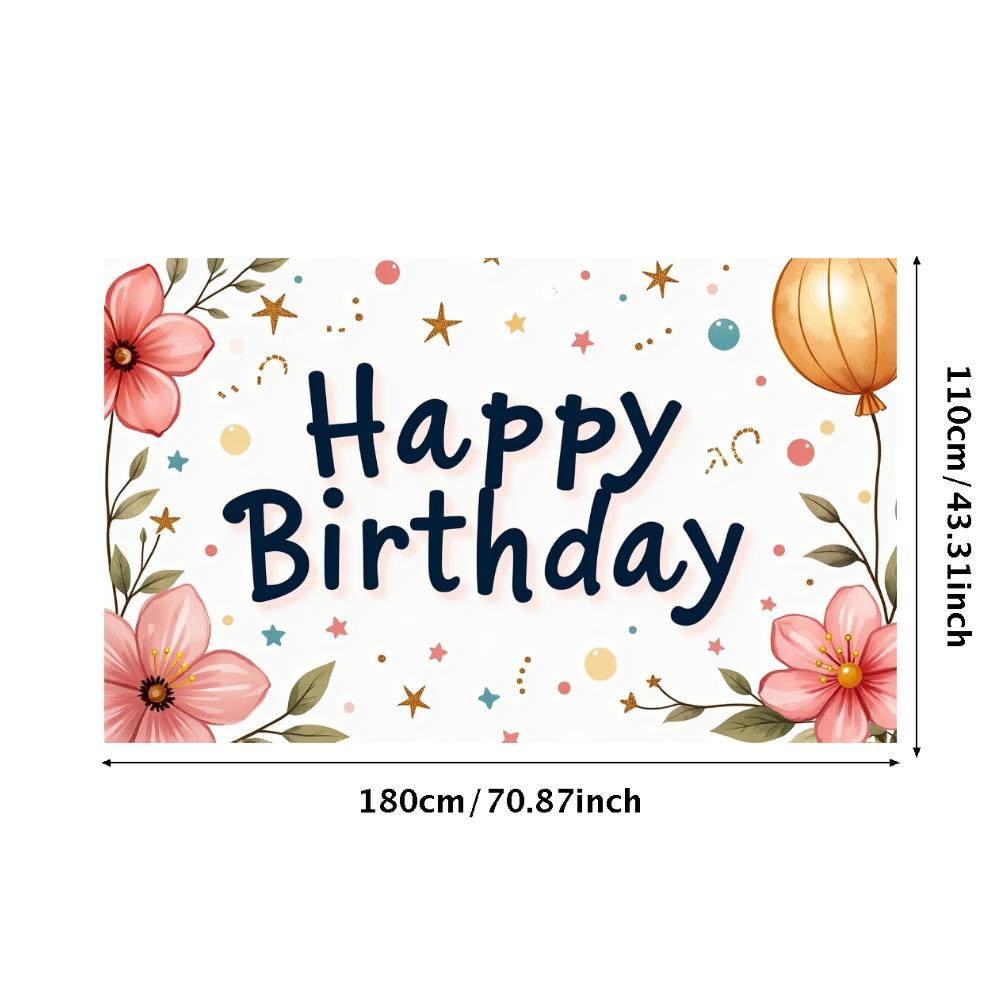 Легко повесить Баннер С Днем Рождения Праздничный Баннер Детские Принадлежности для Вечеринки Для Домашнего Декора Фотобудка Детское Мероприятие