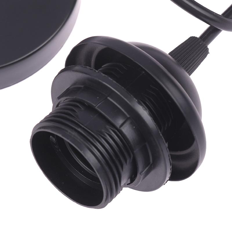 Retro E27 Hanging Lamp Holder With 1M/1.5M Hanging Wire Ceiling Lamp Holder Socket Lamp Base For Hanging Pendant Lights