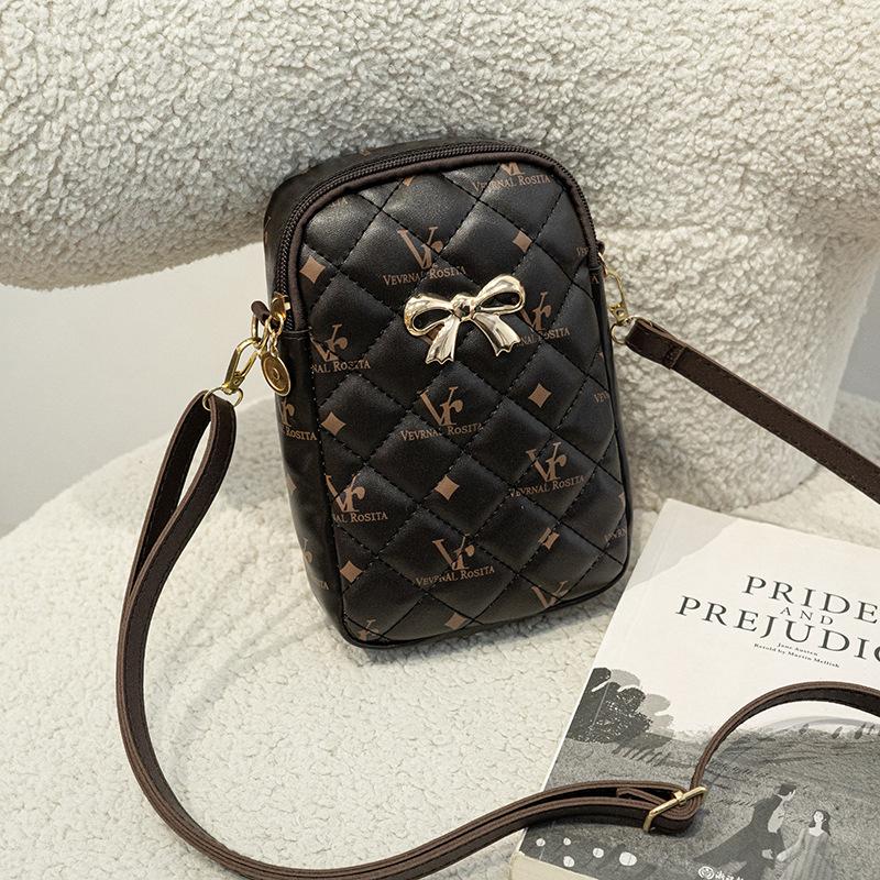 Сумка через плечо с принтом в стиле ретро, новая женская сумка, женская сумка высокого класса для мобильного телефона