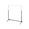 Tamatosi Hanger Commercial Load Capacity Width 5 Year Warranty Rack, Slim, Space-Saving, Storage, Use, Sturdy, 150kg, Assembled, Single, 120cm, Black,