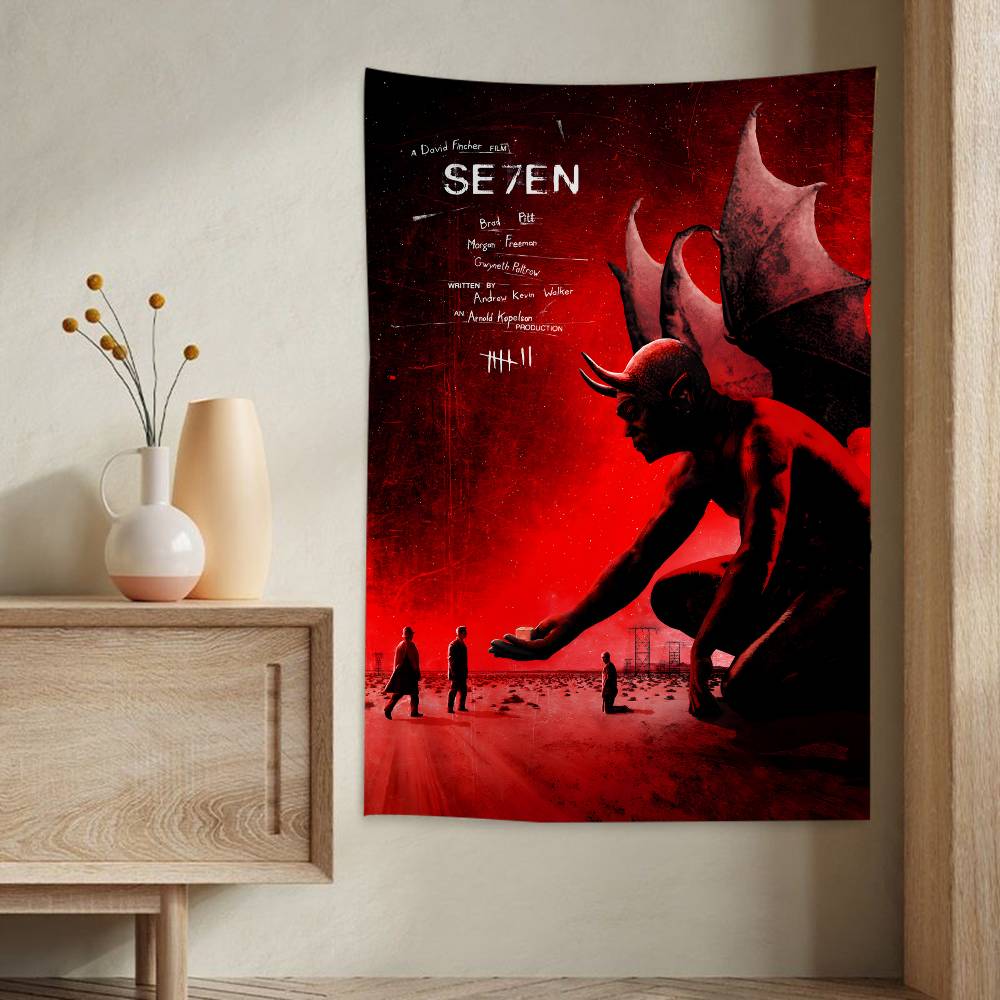 Seven Se7en Movie Hippie Wall Hanging Tapestries Bohemian Wall Tapestries Mandala INS Home Decor