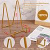 12 Pack 6 Inch Plate Stands For Display Iron Plate Holders Easel Display Stand Metal Wire Frame Holder For Decorative Plate Dish