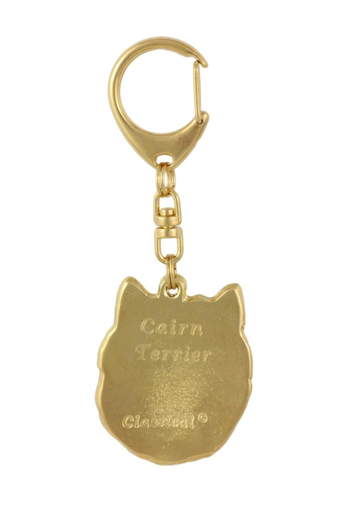 Керн-терьер - позолоченный брелок с собакой, украшение для сумочки, роскошный аксессуар от бренда Art-Dog