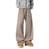 51 Hip-Hop Oversized Trendy Brand Solid Color Loose Fleece-Lined Casual Long Pants Men's American Style Lazy Versatile Straight-Leg Pants