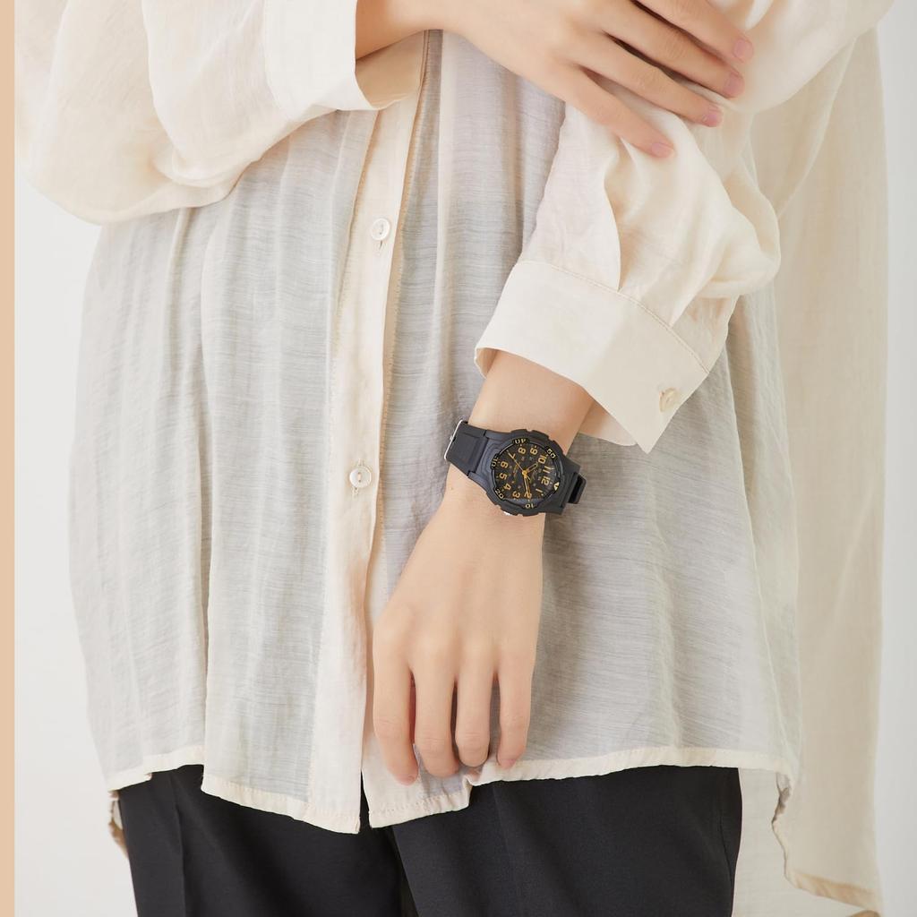 [CITIZEN Q&Q] Men's Analog Watch, Water-Resistant, Urethane Band, Model V31A-501VK, Black